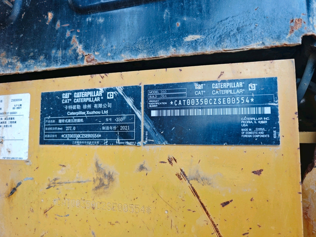 Excavadora 350 Caterpillar
