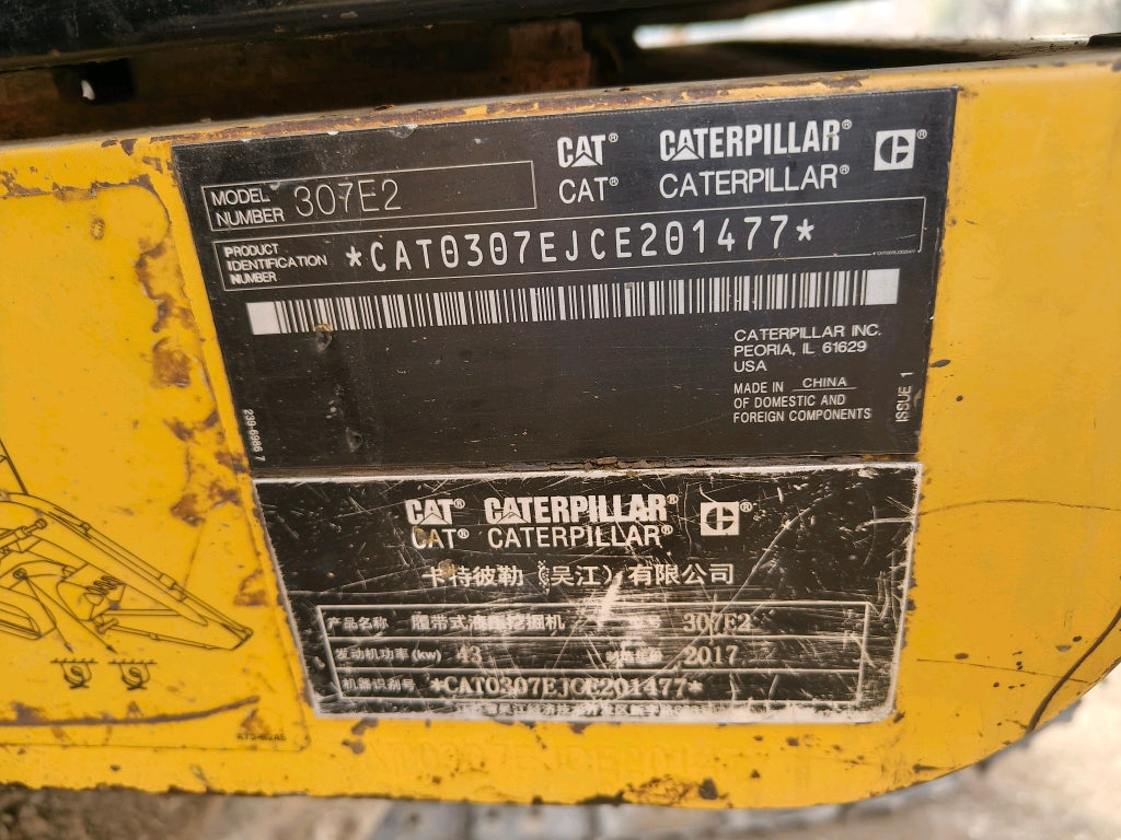 Excavadora 307E2 Caterpillar