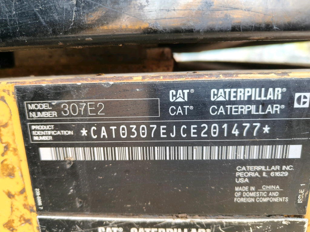 Excavadora 307E2 Caterpillar