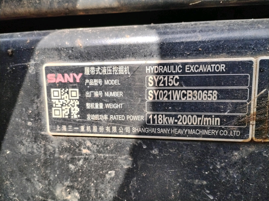 Excavadora SY215C Sany