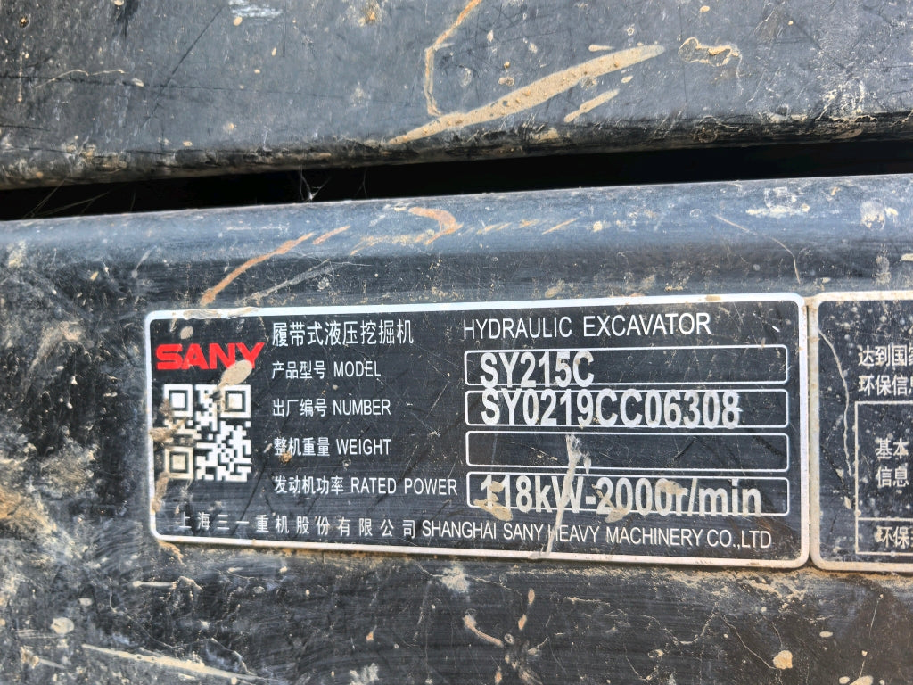 Excavadora SY215C Sany