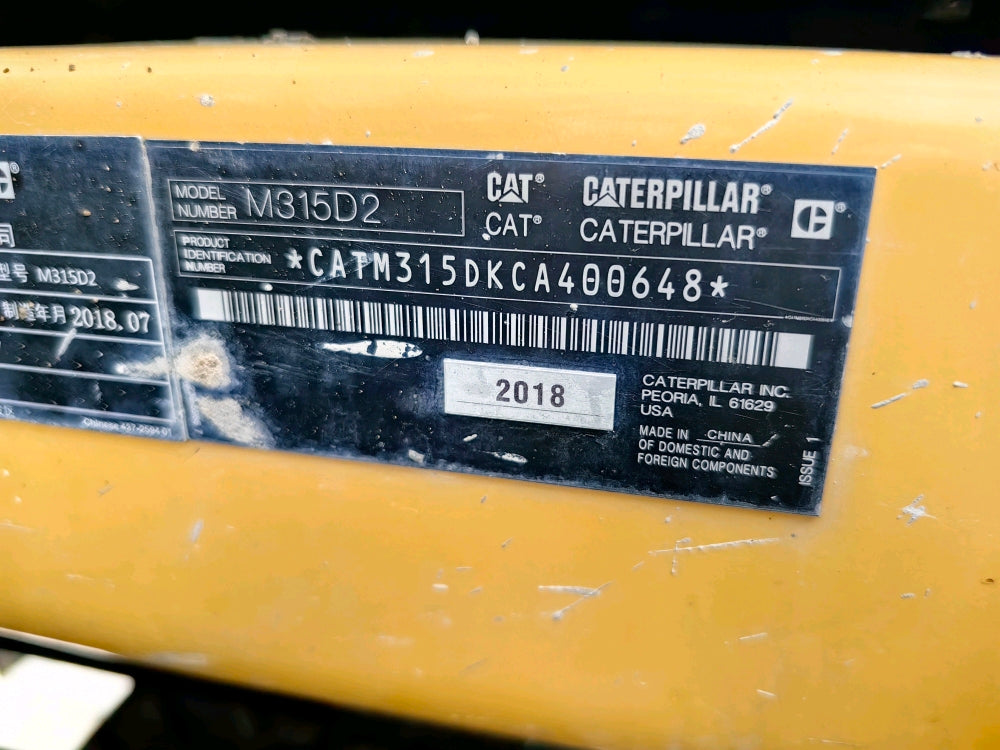 Excavadora M315D2 Caterpillar