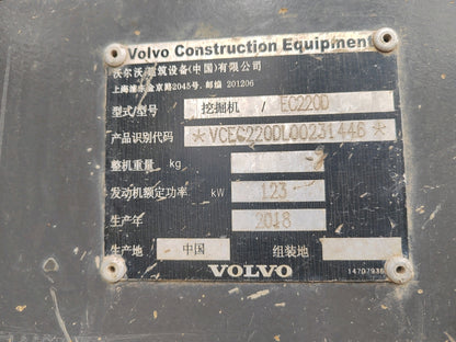 Excavadora EC220D Volvo