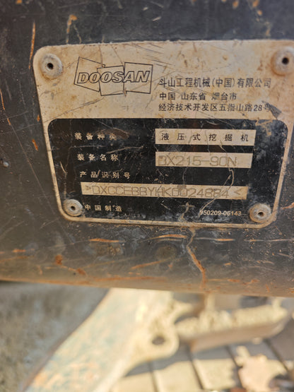 Excavadora DX215-9CN Doosan